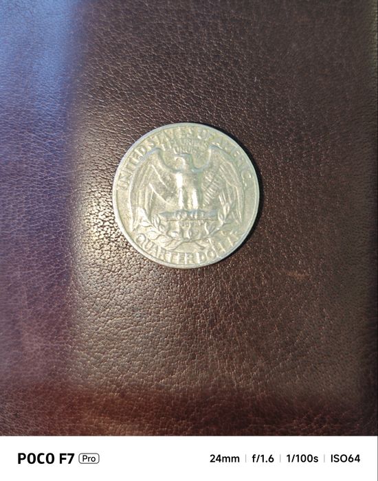1970-D quater struck on dime stock planchet mint error 4.3 grams