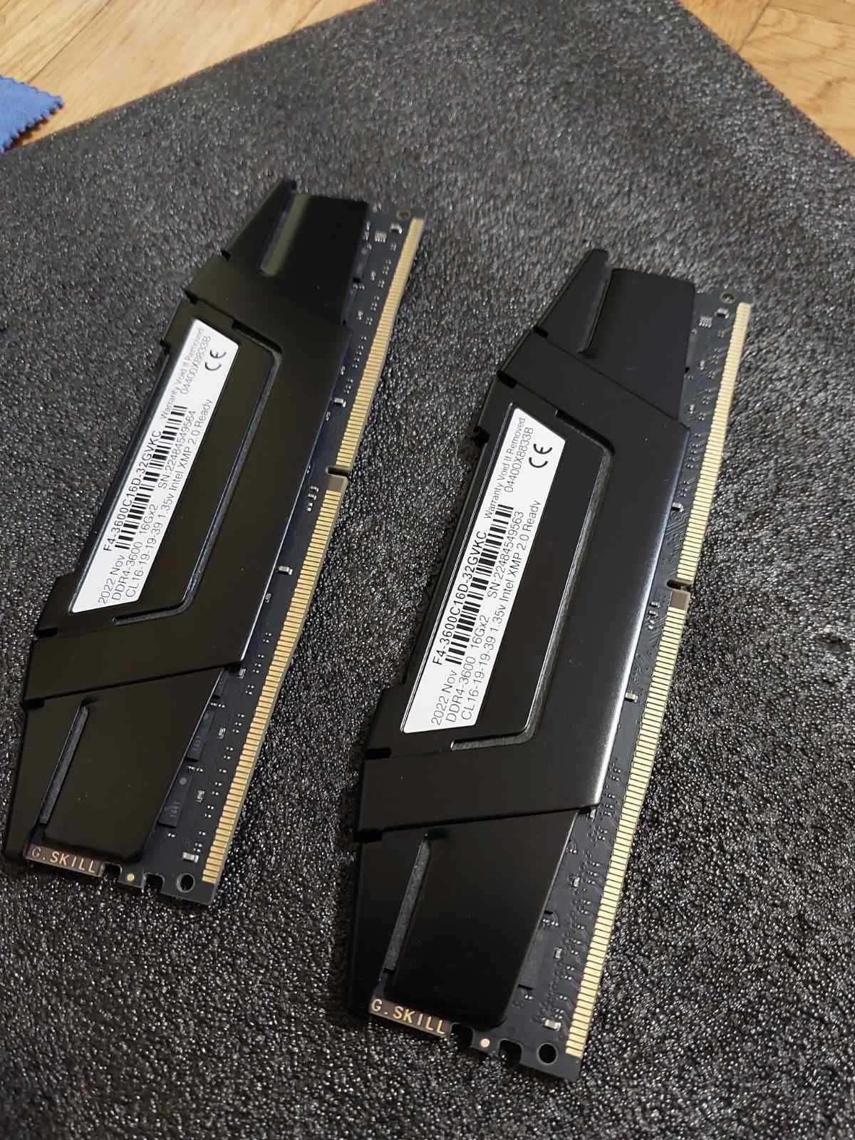 32GB DDR4 - G.Skill Ripjaws, Patriot Viper, 3600Mhz