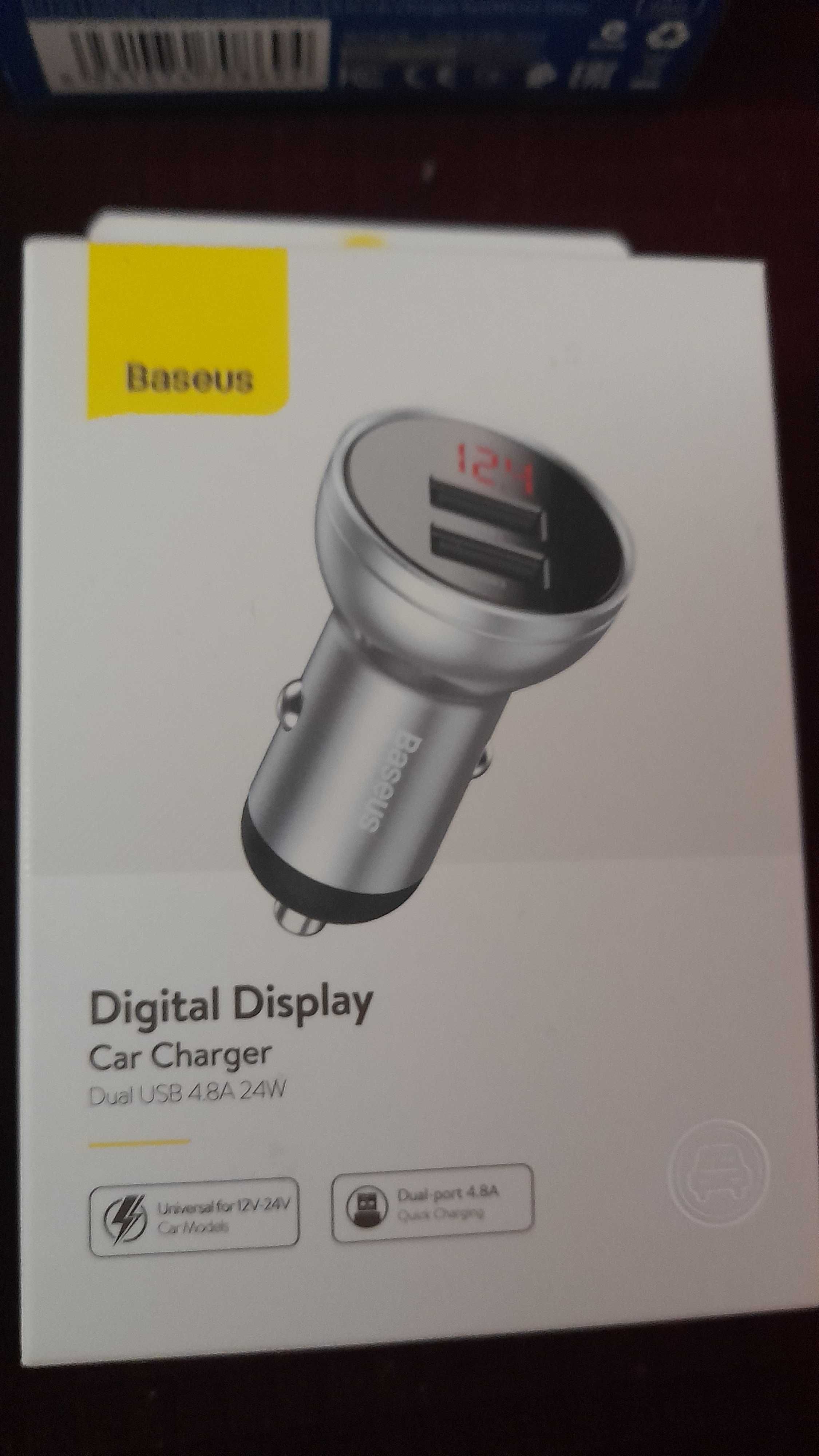 Incarcatoare auto fast charge cu display , doar branduri top premium