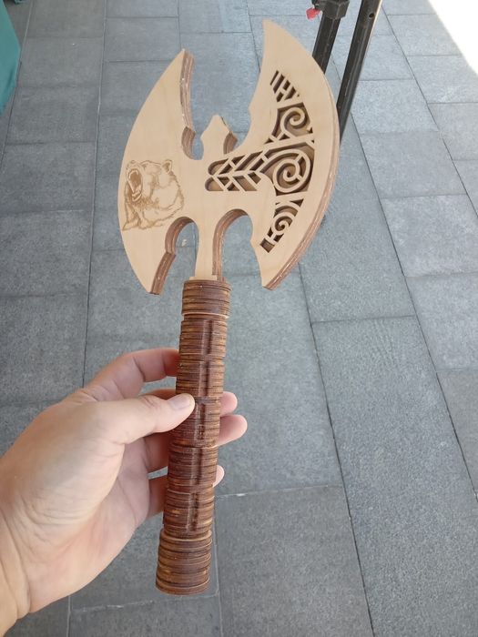 Секира Скандинавия деревянная