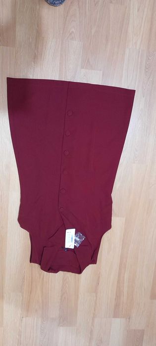 Дамска къса рокля с копчета