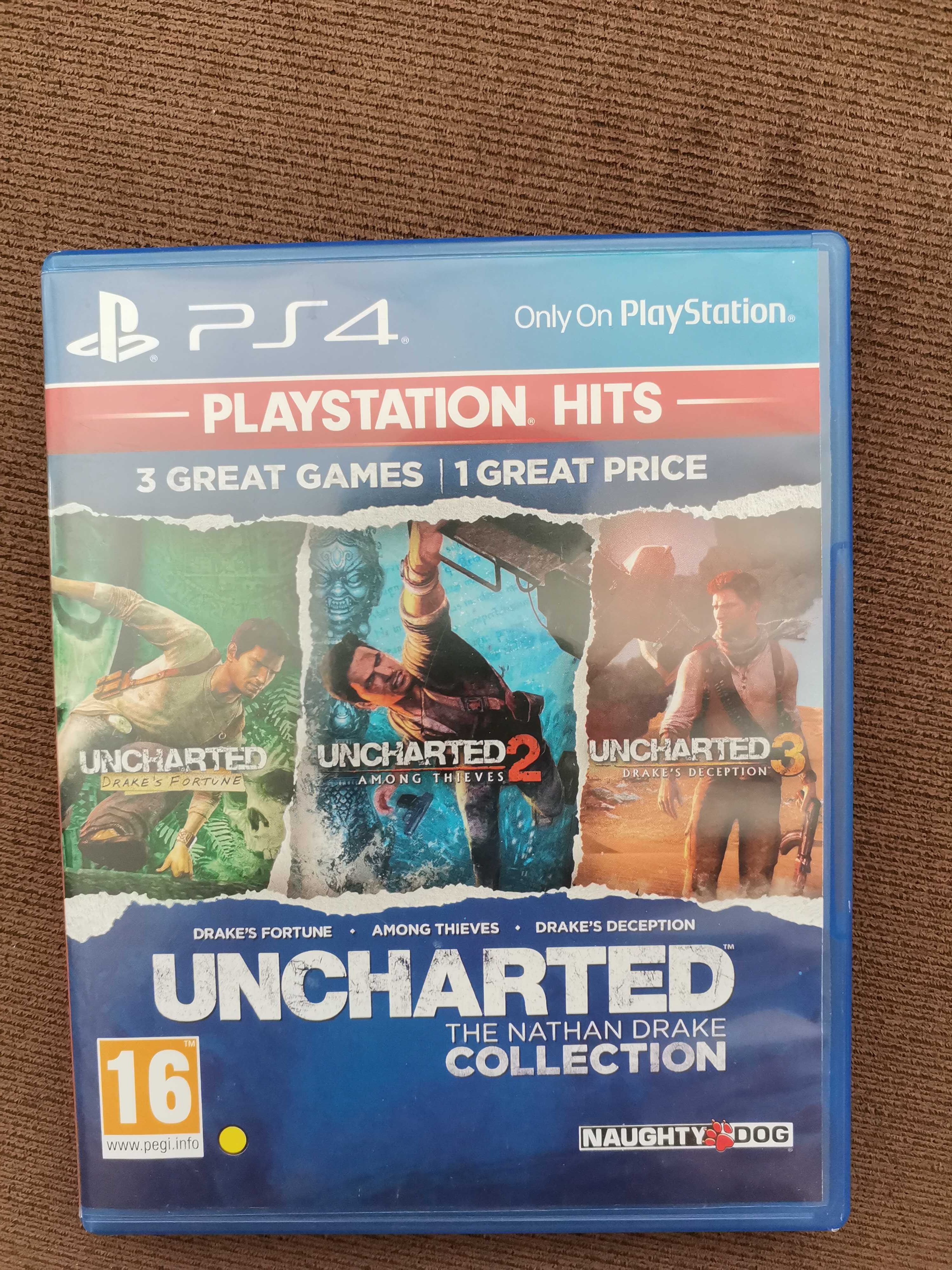Uncharted 1, 2, 3 и 4: A Thief's End ps4/5