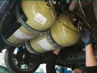 Метан балон установка машину