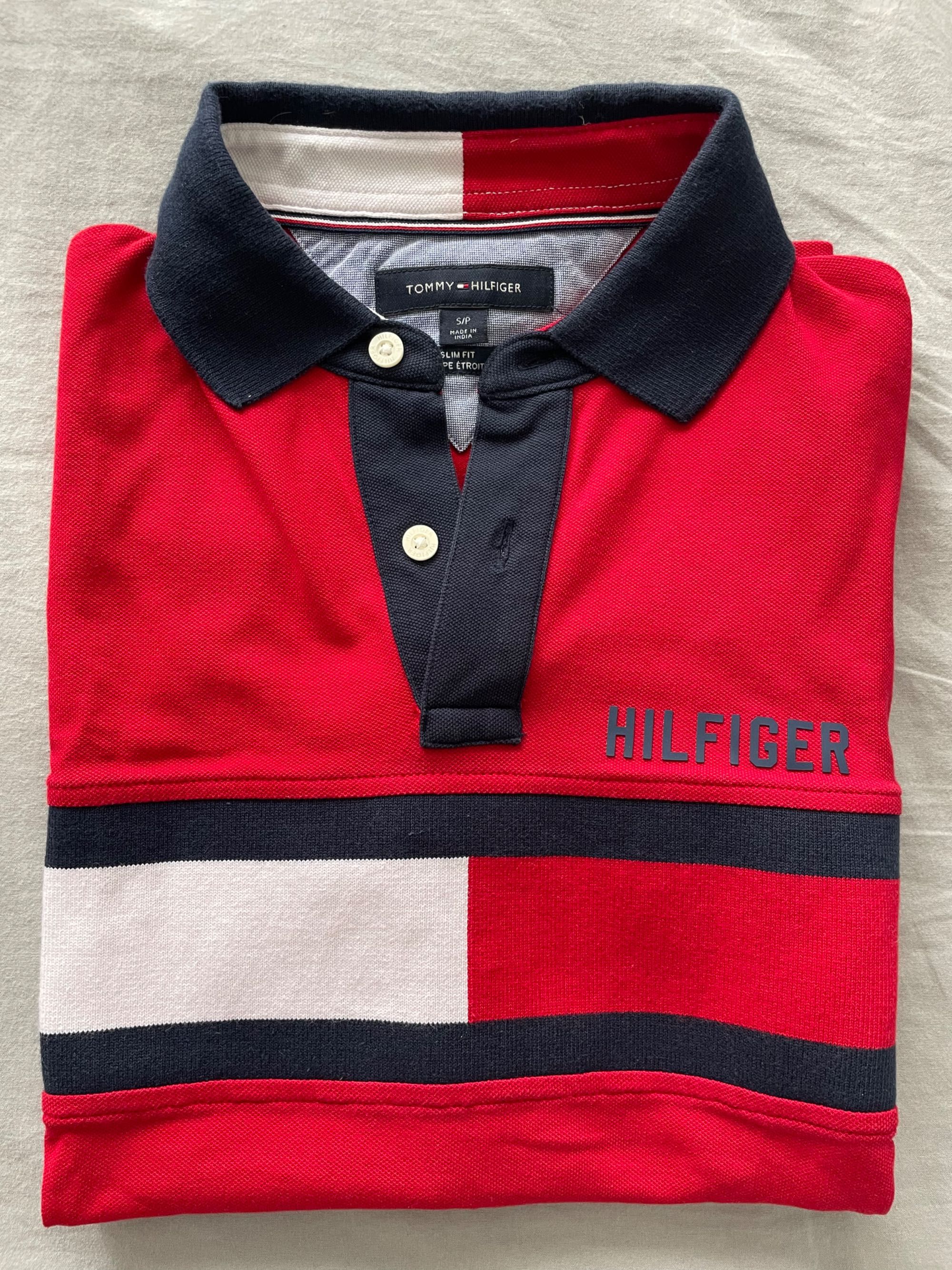 Комплект две мъжки официални тениски - Tommy Hilfiger и Hugo Boss