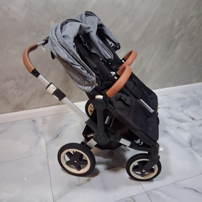 Carucior gemeni Bugaboo donkey  set 2in1 sport si scaune auto
