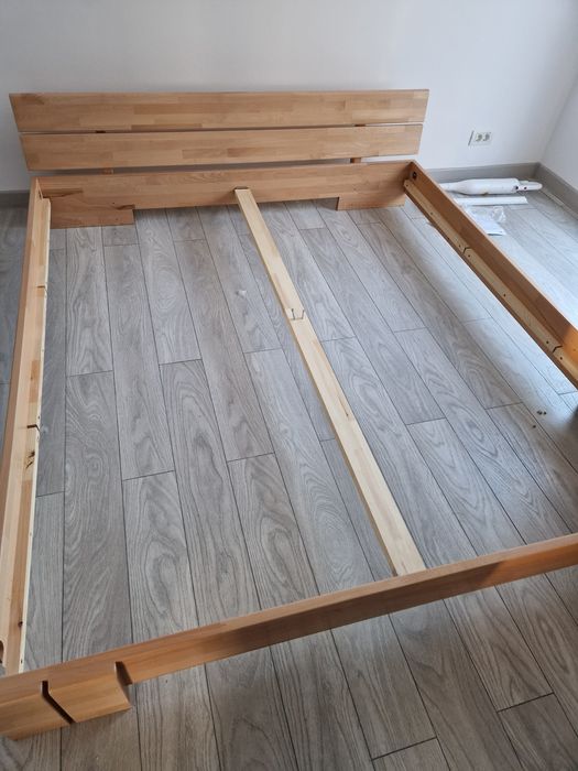 Pat integral lemn masiv fag 180x200x57