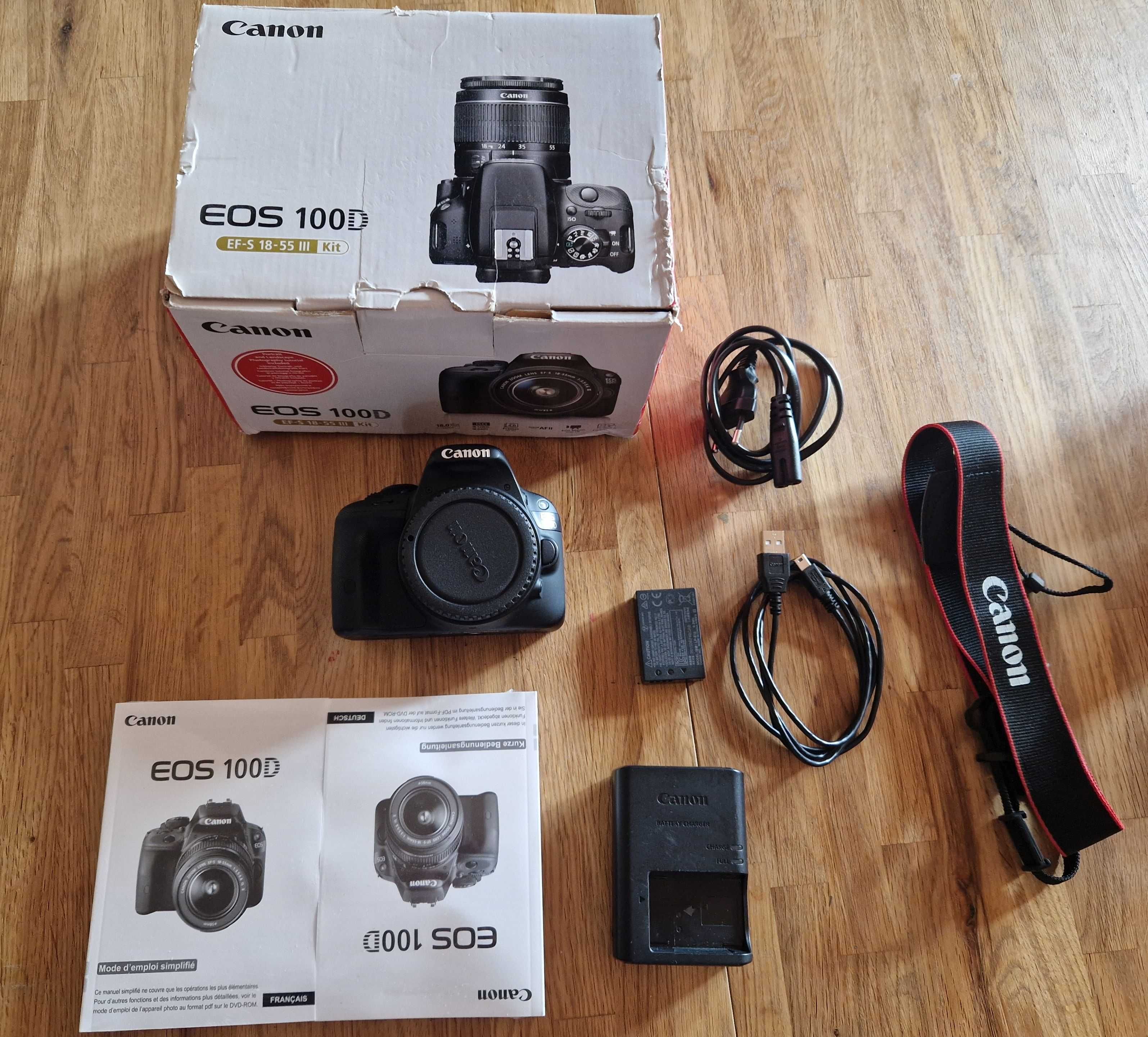 Canon 100D body cu putine cadre