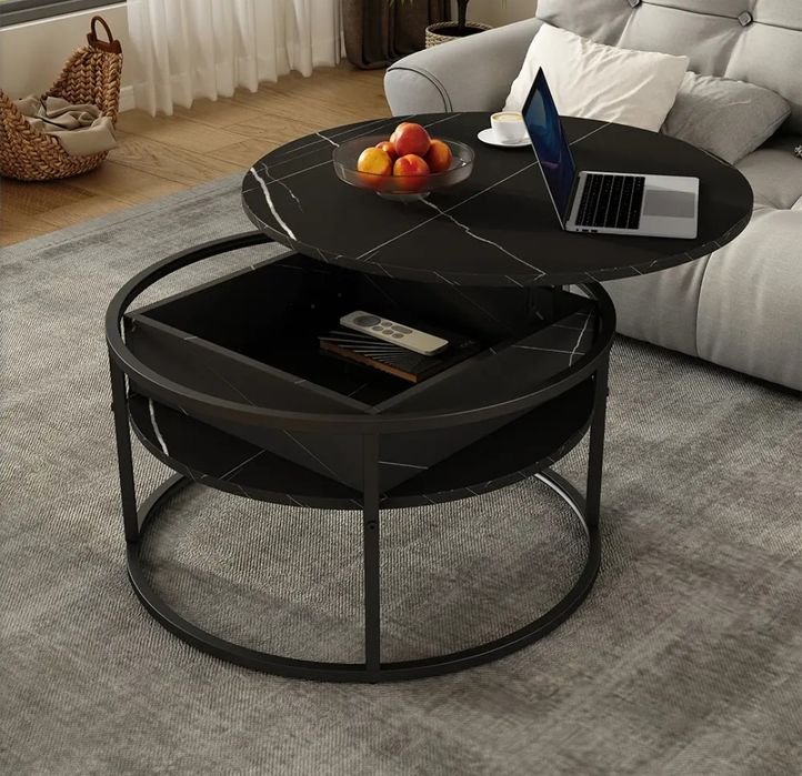 Кръгла повдигаща холна маса Vicco