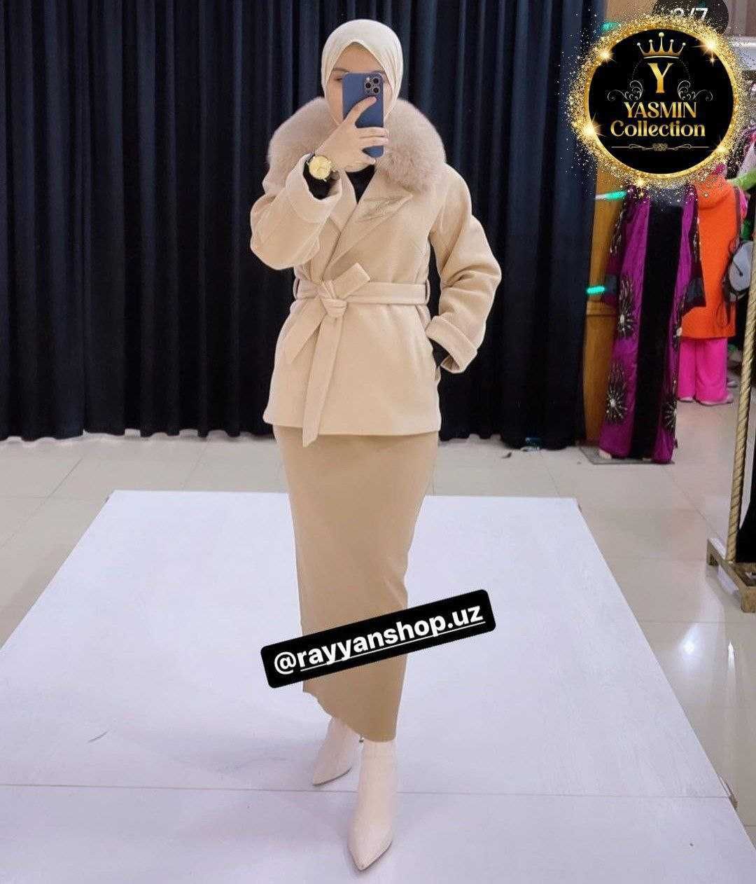 Drap Polo Palto ayollar uchun