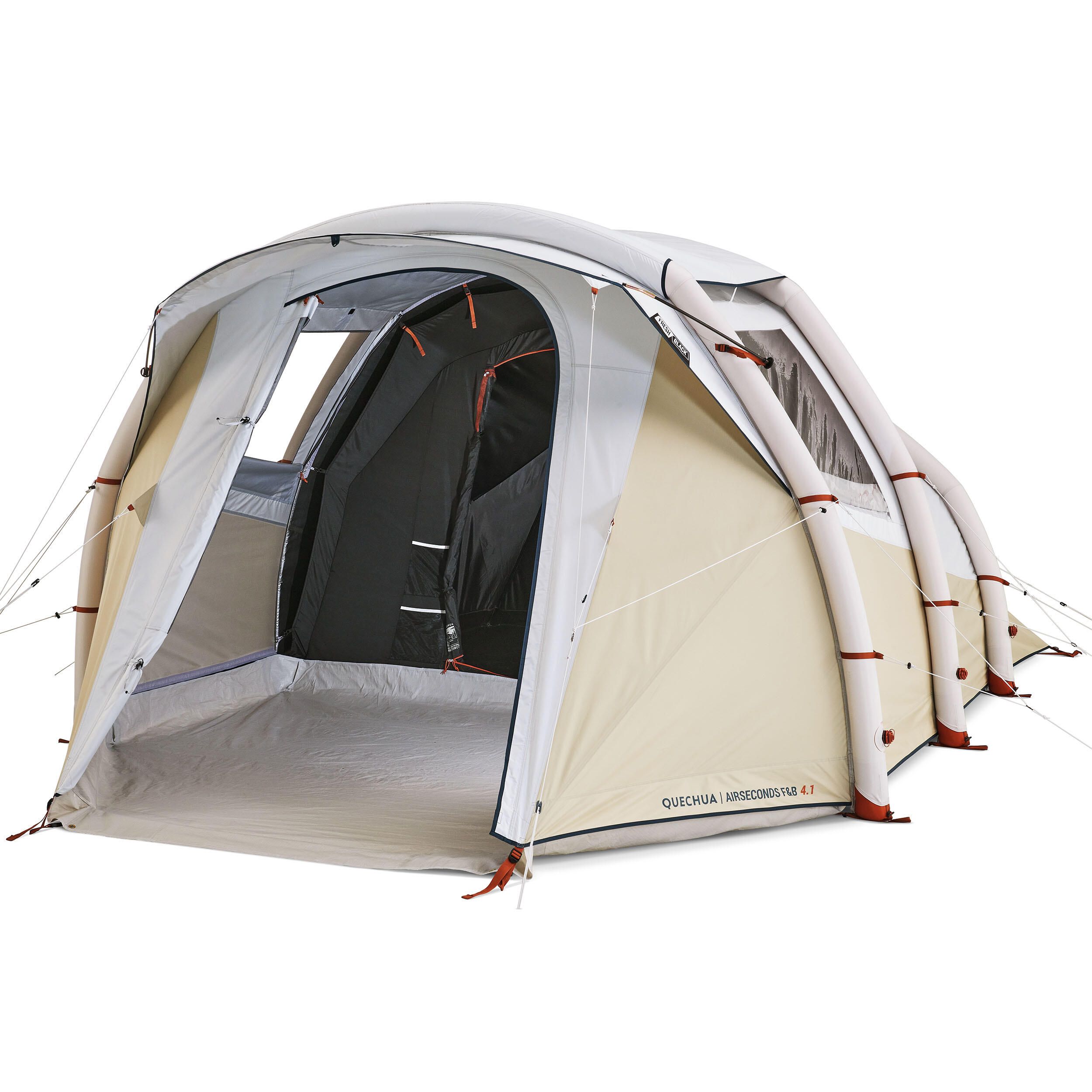 Cort camping 4 Persoane 1 Cameră - produs resigilat (nou) Decathlon