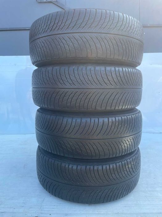 Jante cu anvelope iarna Michelin 255 55 r18 Cayenne Touareg 5x130