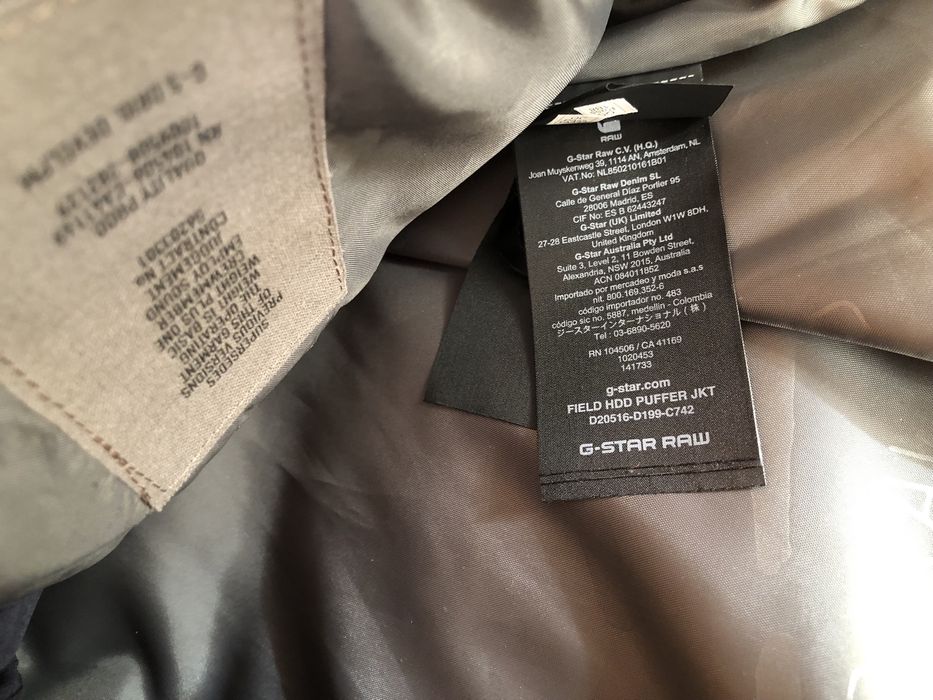 G-Star RAW Field Hooded Puffer Jacket ОРИГИНАЛНО мъжко зимно яке - M-L