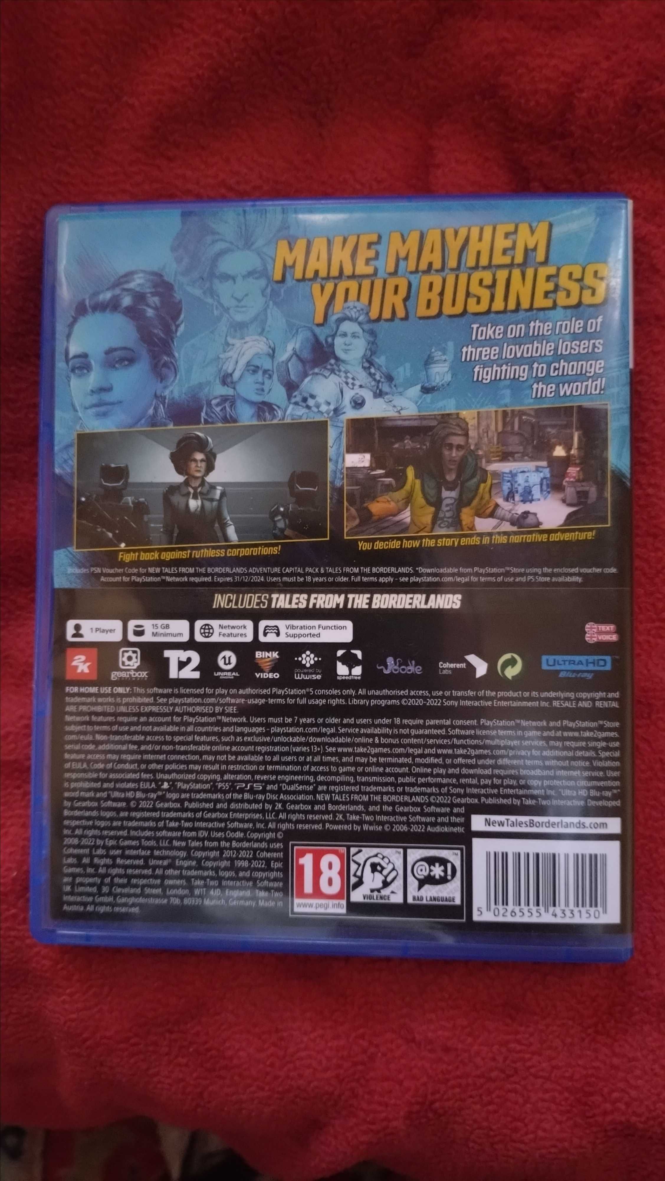 New tales from The Borderlands   (PS5)