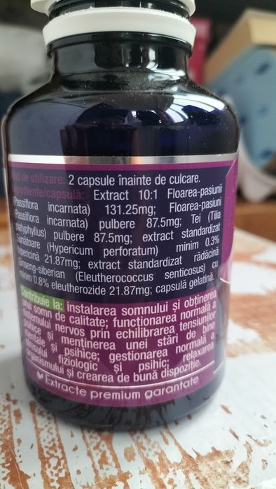 Supliment alimentar RelaxWell pentru somn de calitate