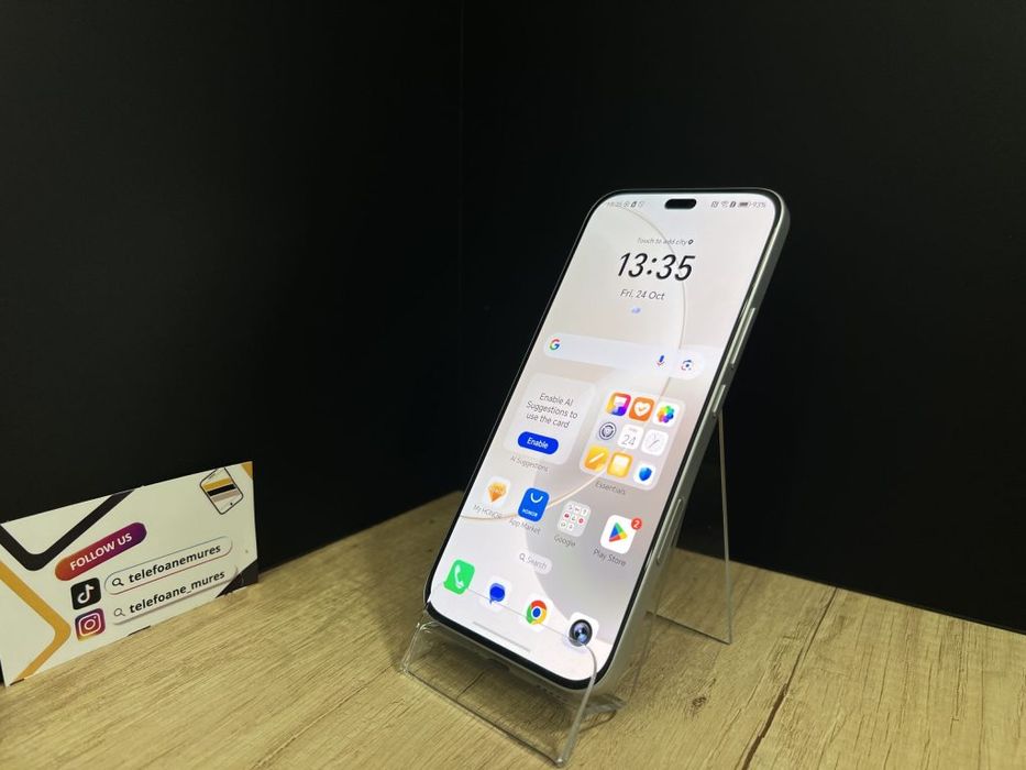 Honor 400 Lite 256Gb Velvet Grey Second-Hand Ca nou 3 ani garanție, Te