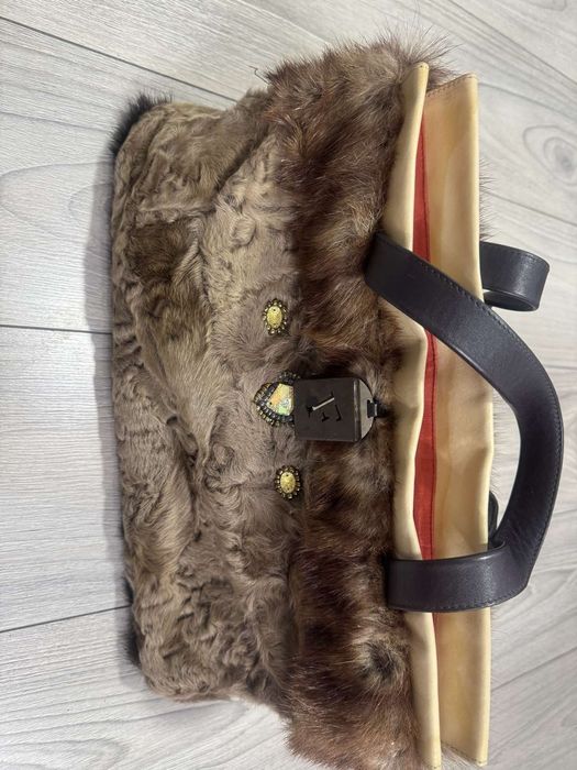 Чанти естествена косъм лисица