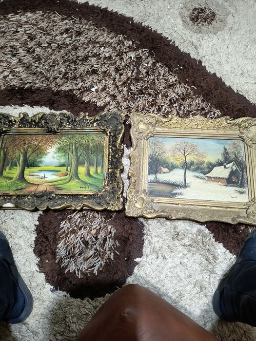 Tablouri vechi ,ulei pe pânză