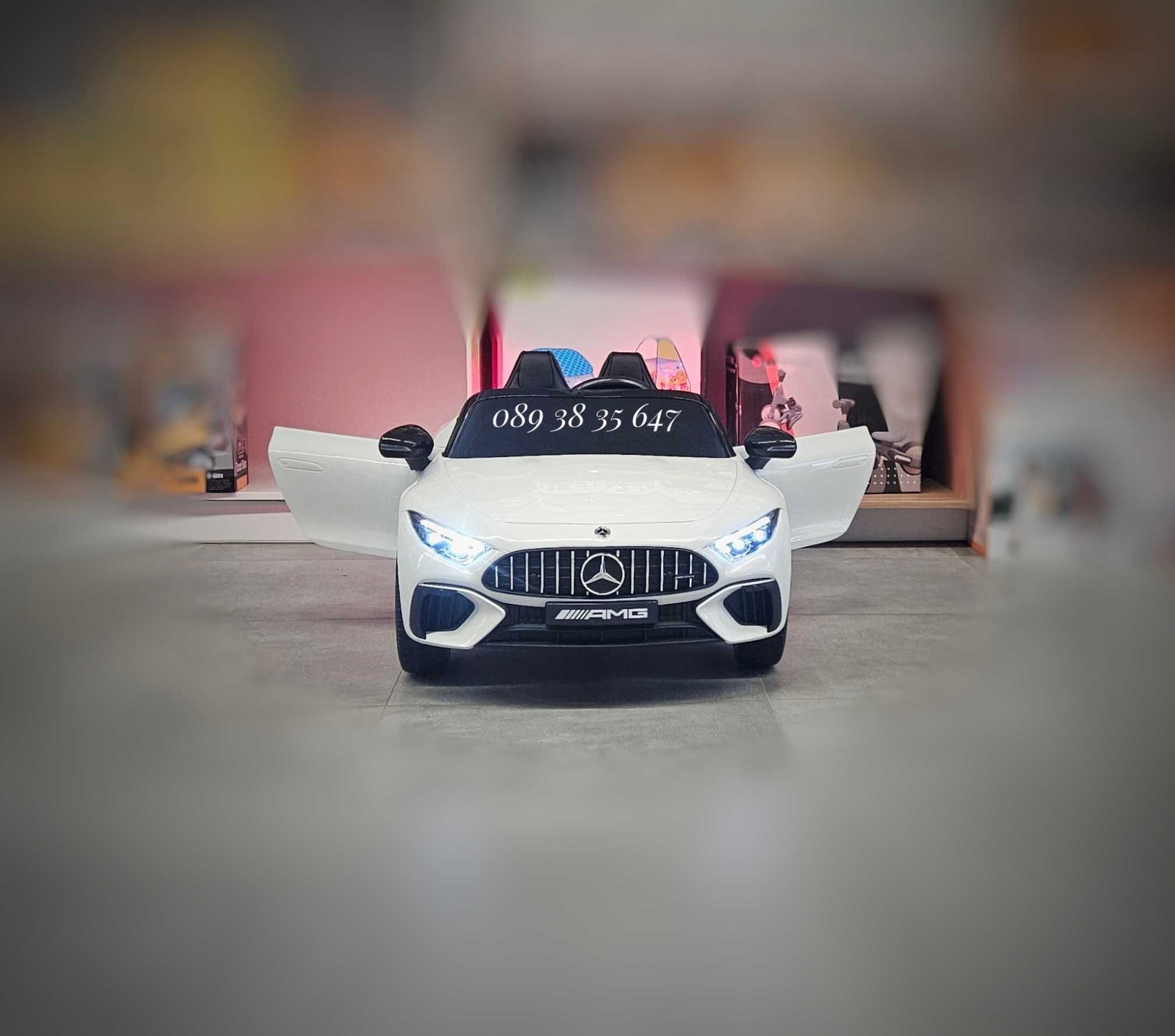 ПРОМОЦИЯНОВО!Акумулаторна кола Mercedes-Benz SL63 AMG с 12V,меки гуми