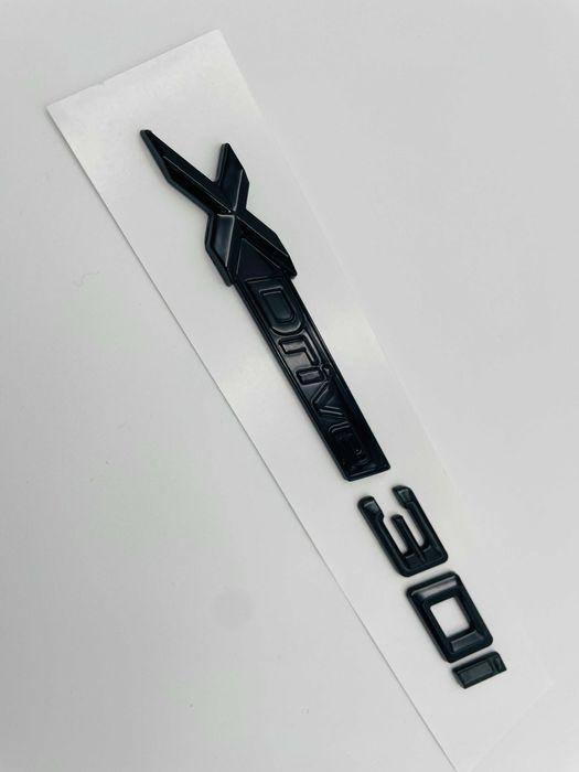 Emblema compatibila BMW x-drive 30i negru