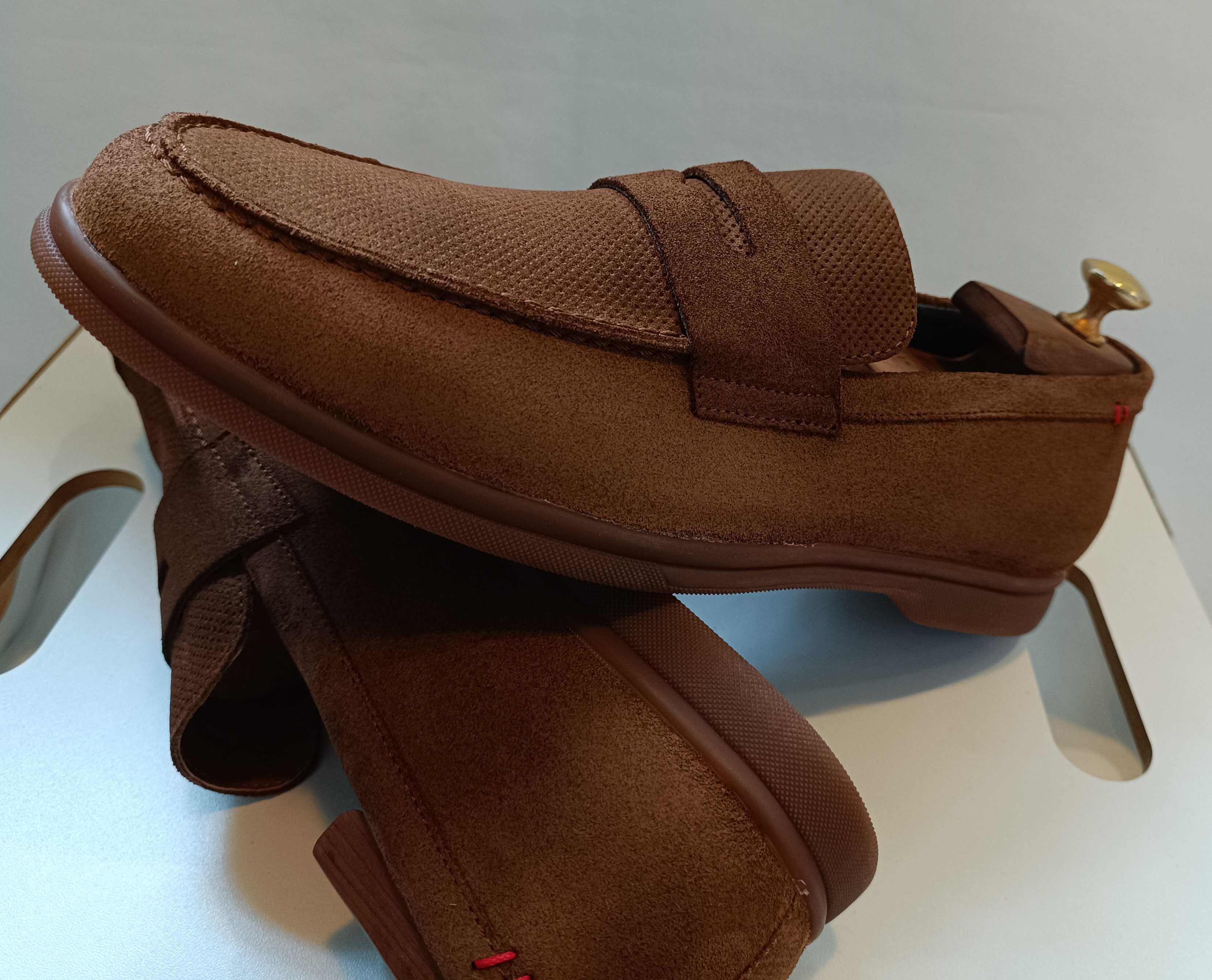 Pantofi loafer 41 penny premium Bata Italy NOI piele naturala moale