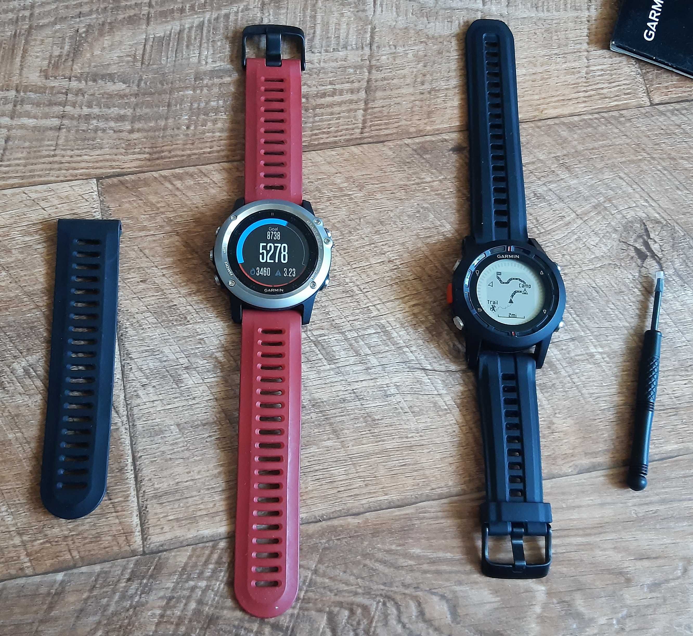 Ремешок для часов Garmin (Гармин) Fenix 5x-6x, красный