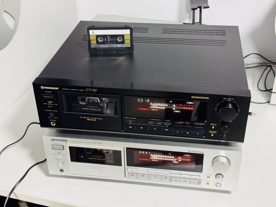 Deck de colecție PIONEER CT-737, 3 HEAD,Bias,Japan,servisat-ca Nou !