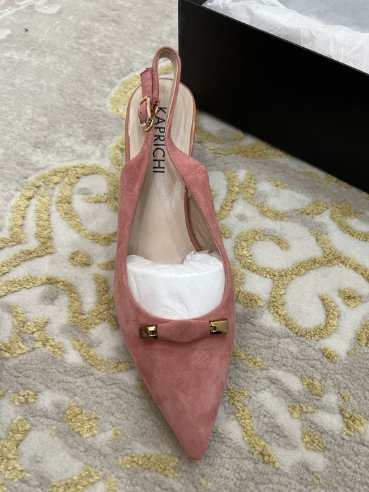 Туфли на коблуке замшь