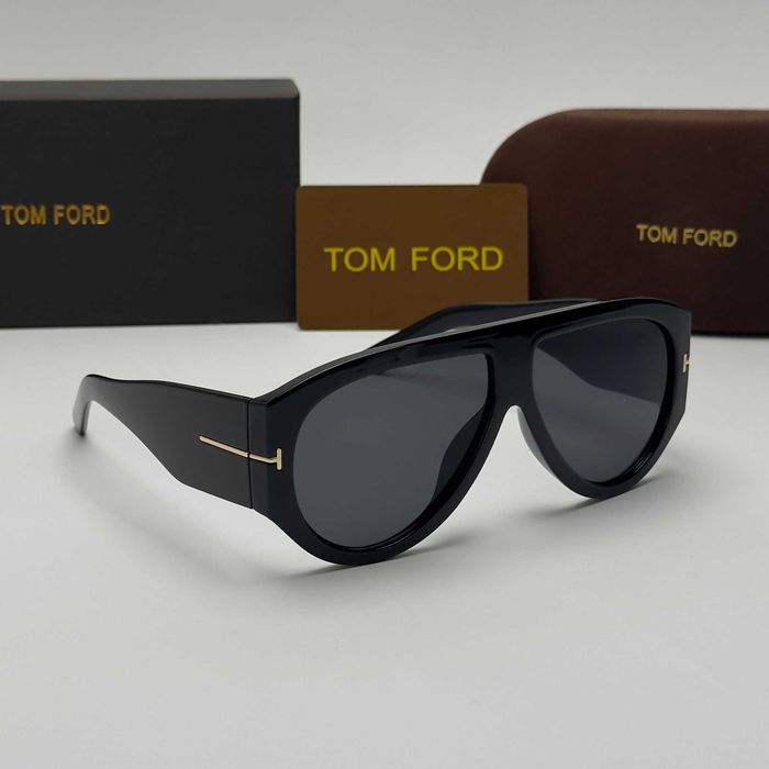 Слънчеви очила Tom Ford Mask Limited черно и червено Големи UV400 CE
