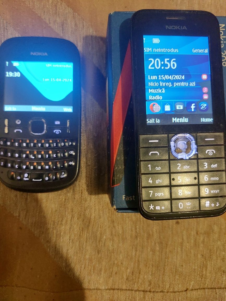 Nokia 201 ,208 - defecte minore ,2 Buc la 30 lei.