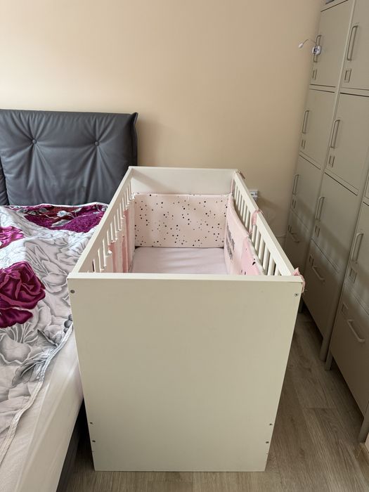 Бебешка кошара Икеа бебешко легло бебешки матрак Pierre Cardin 60/120