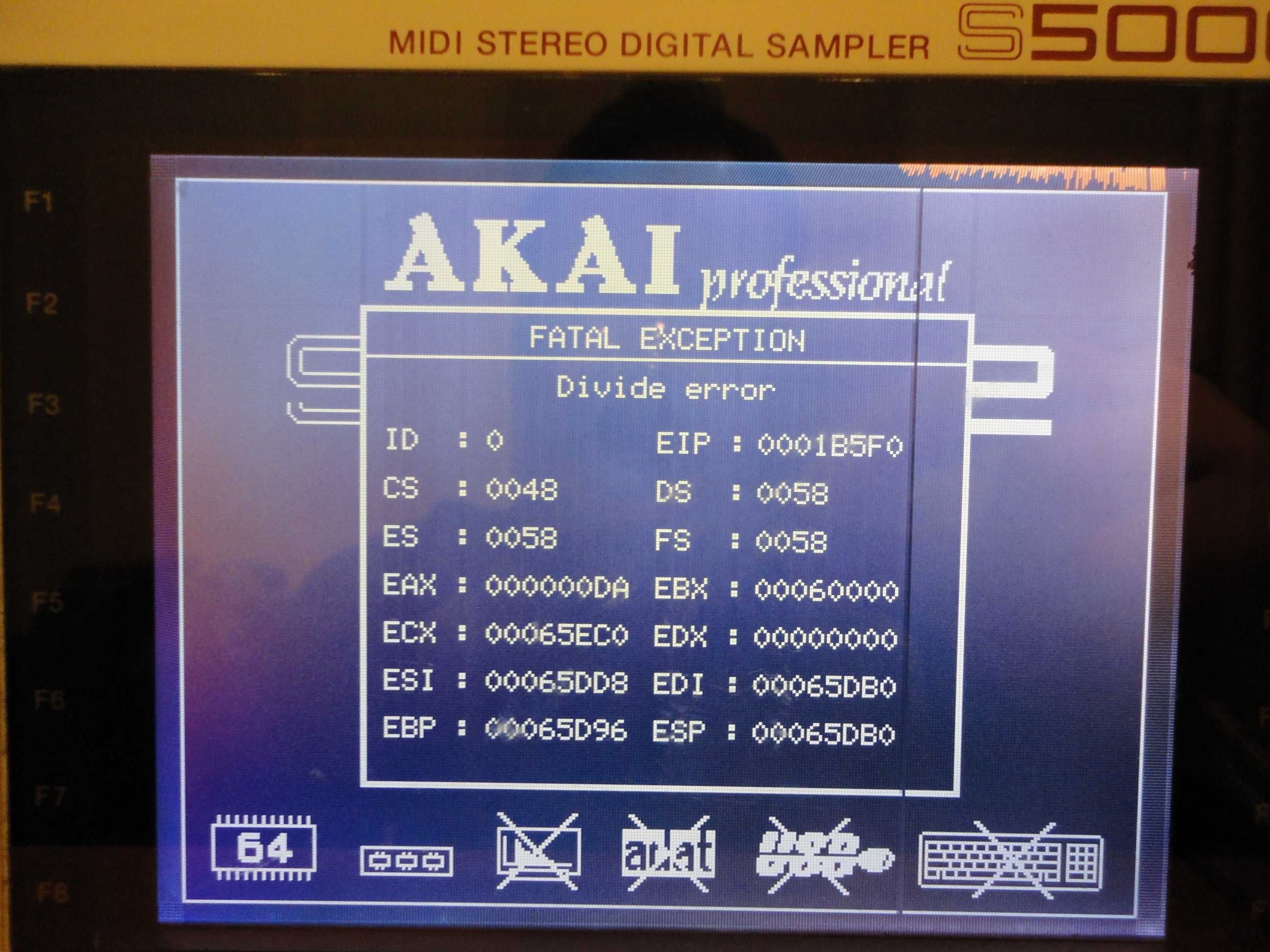Modul Hardware Sampler AKAI S5000