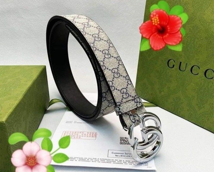 Curele unisex Gucci ,logo metalic auriu, argintiu sau negru, diverse m