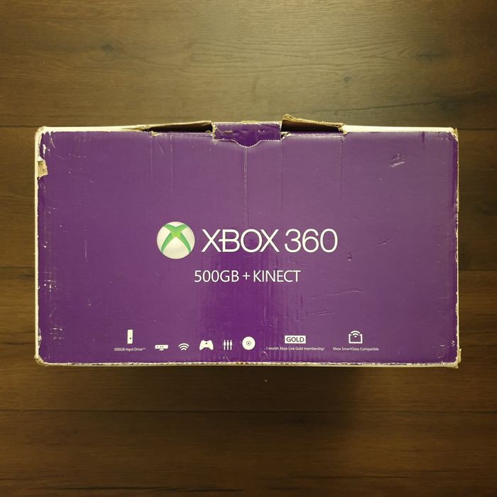 Xbox 360 E 500Gb complet la cutie cu Kinect