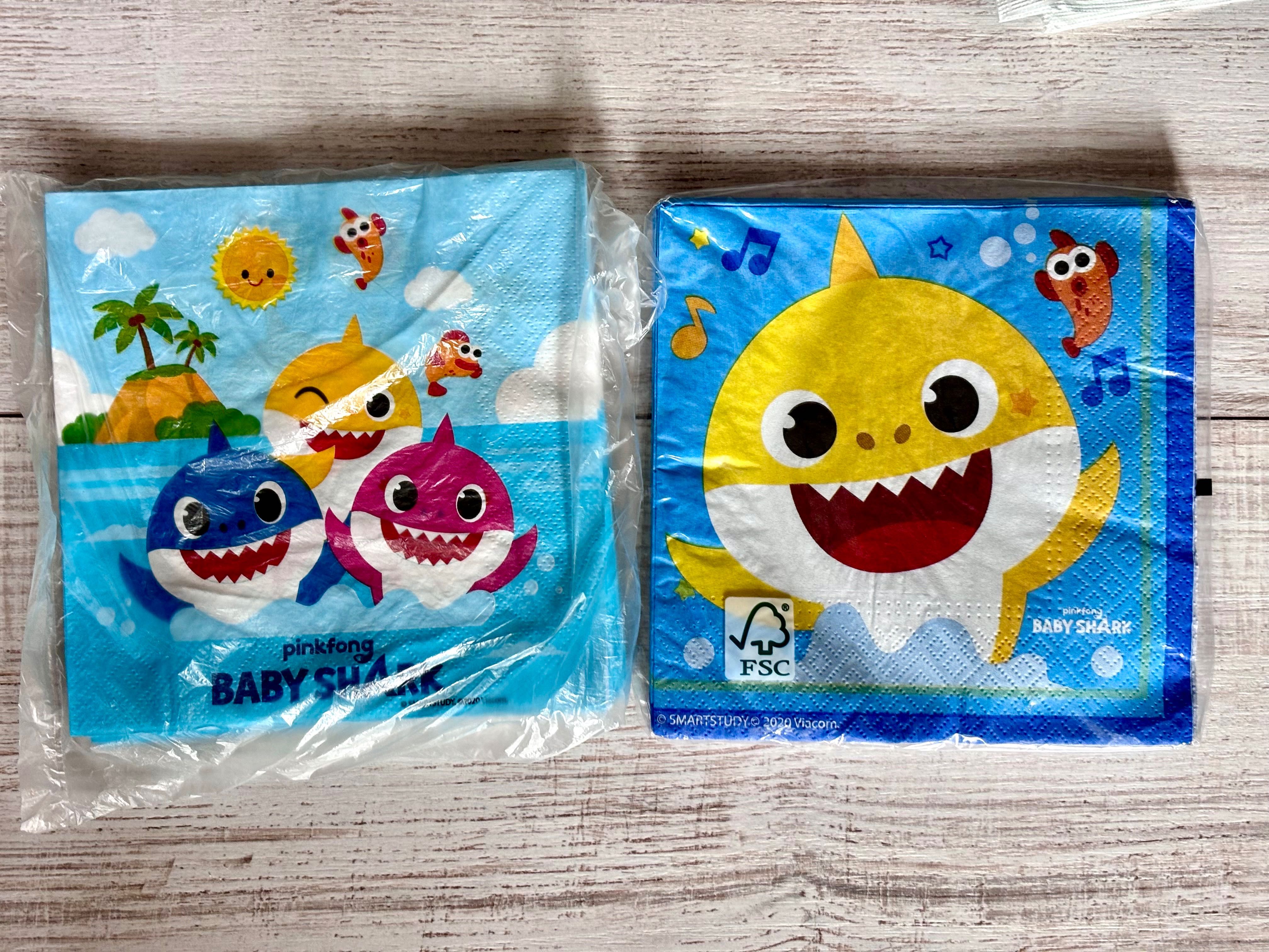 парти артикули “бебе акула” / украса за рожден ден “baby shark”