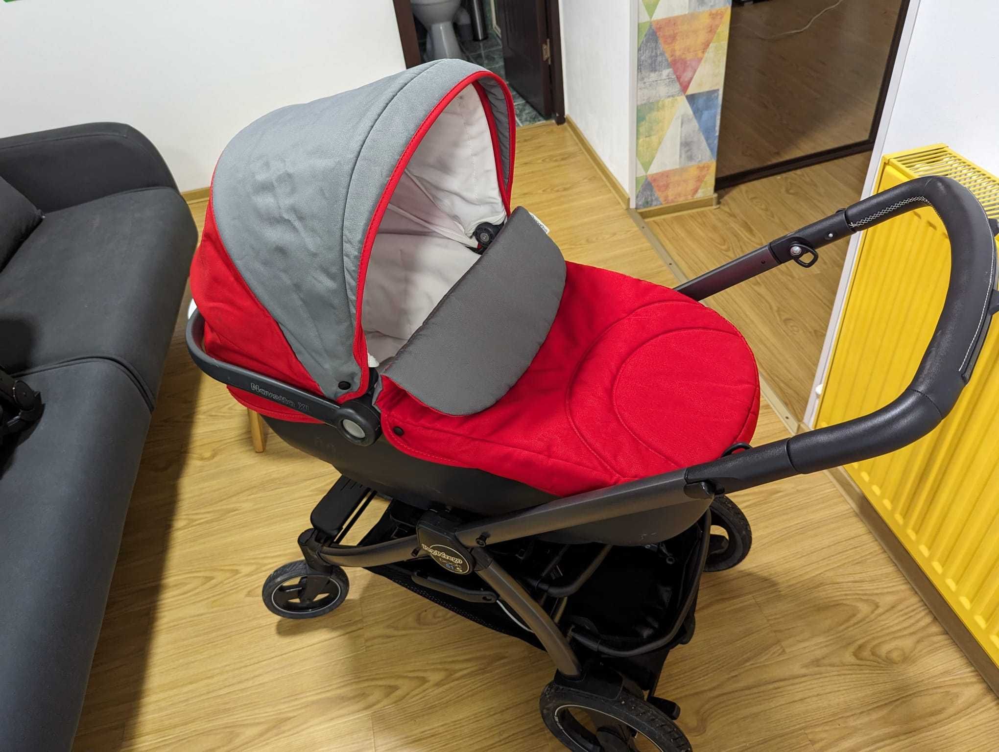 Carucior 3 in 1 Peg Perego Book Plus 51S Titania Luxe