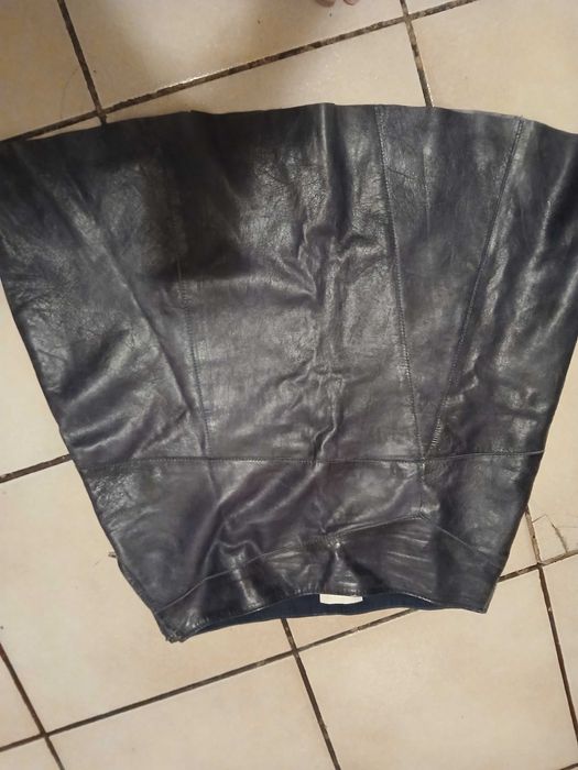 Vand fusta piele albastru 44