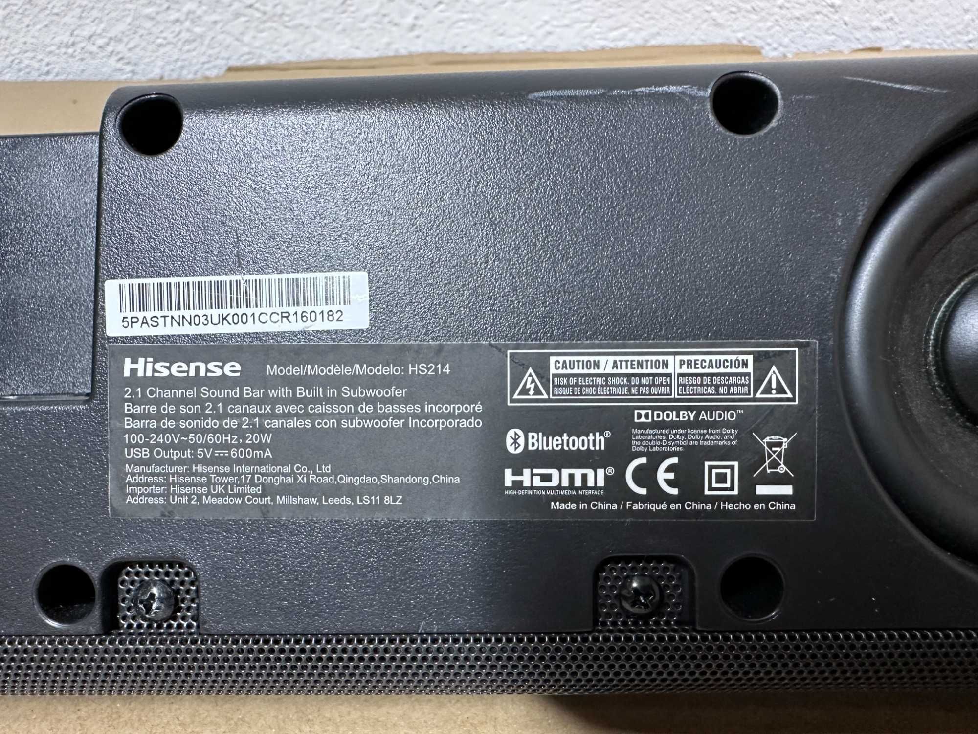Саундбар - Hisense HS214
