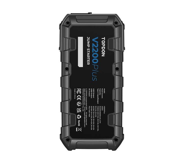 Robot portabil pentru pornirea masinii, Starter auto Topdon V2200Plus