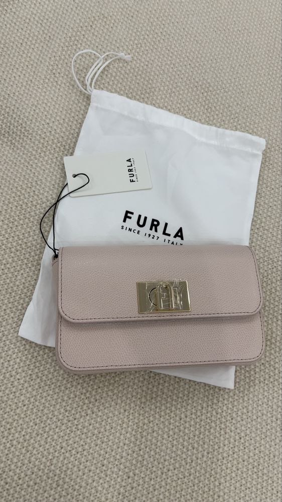 Чанта Furla 1927 mini цвят розе