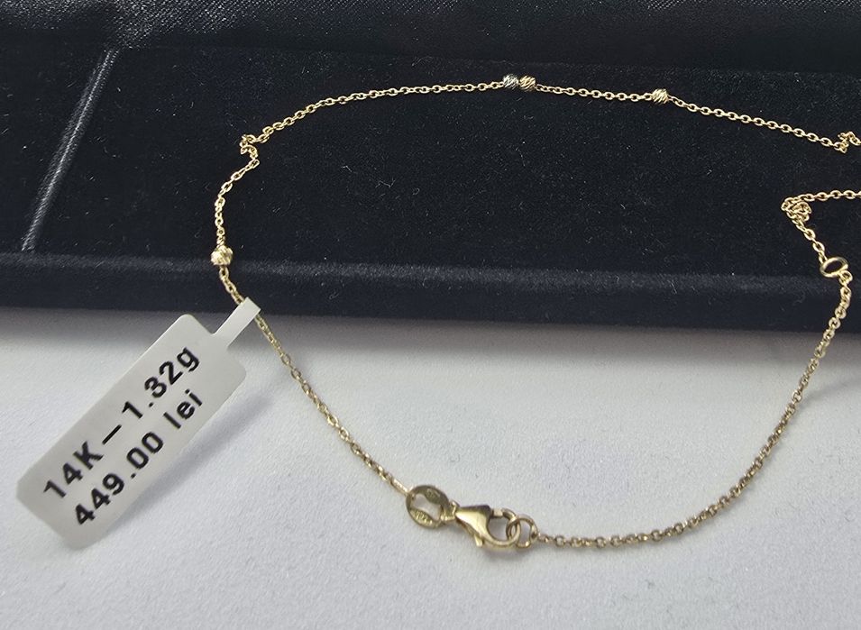 Brățară de picior aur 14k 1.32gr