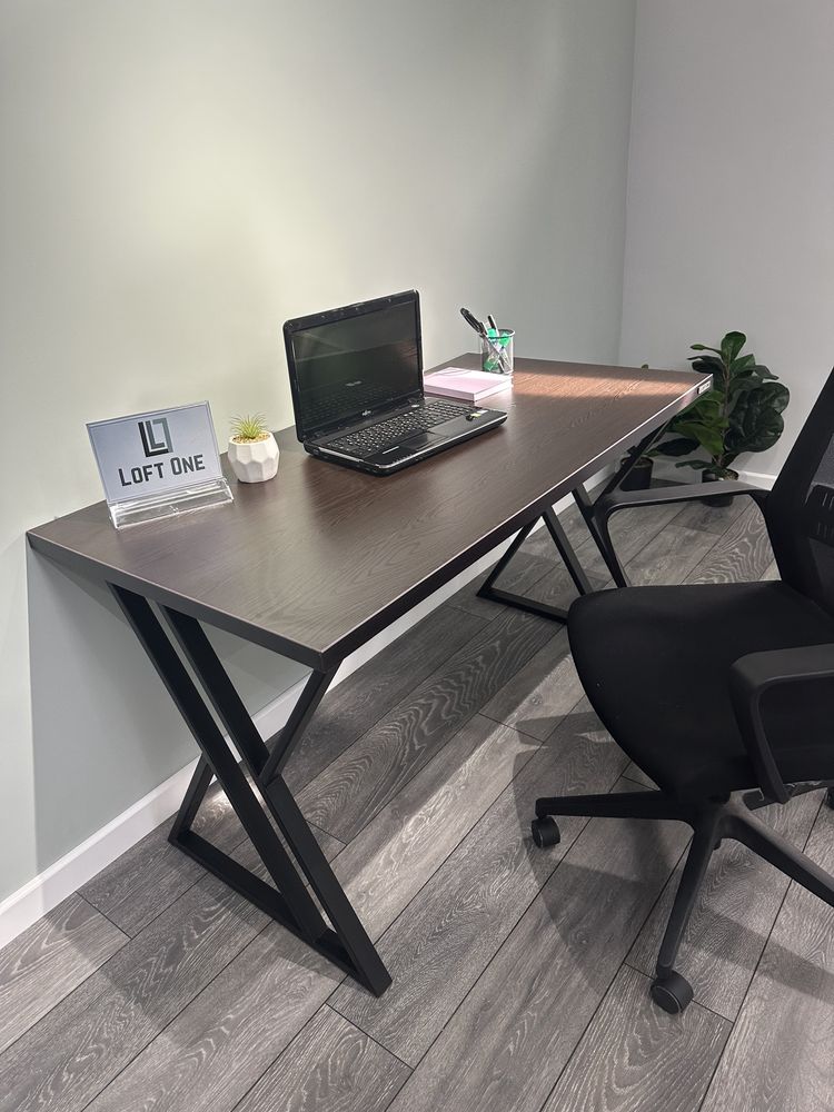Стол офисный в стиле лофт, парта, компьютерный стол