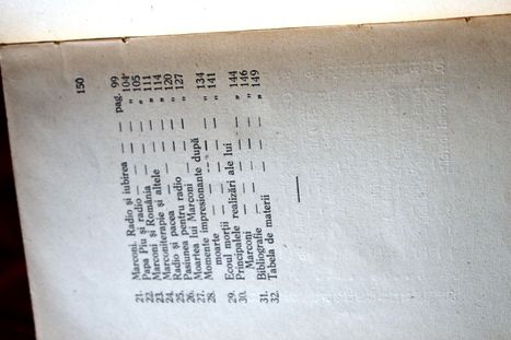 Carte radio colectie / Viata si opera lui Marconi /1937/ N.T. Namaesti