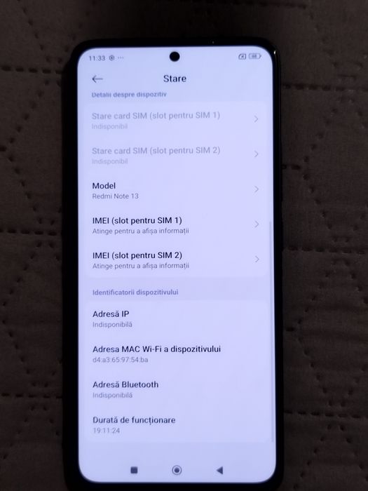 Vând telefon Redmi Note 13