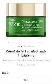 Nuxe Nuxuriance Ultra, crema antirid, anti imbatranire, anti ageing