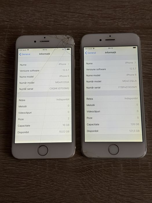 2 iPhone 6 pentru piese sau folosite ca ipad, tableta sau ipod touch