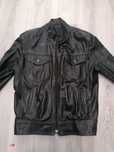 Geaca piele naturala, leather, mărime M,  48