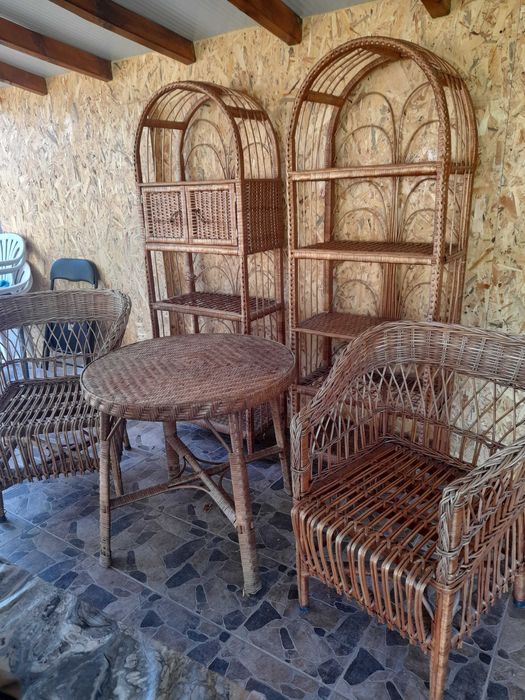 Градински плетени мебели