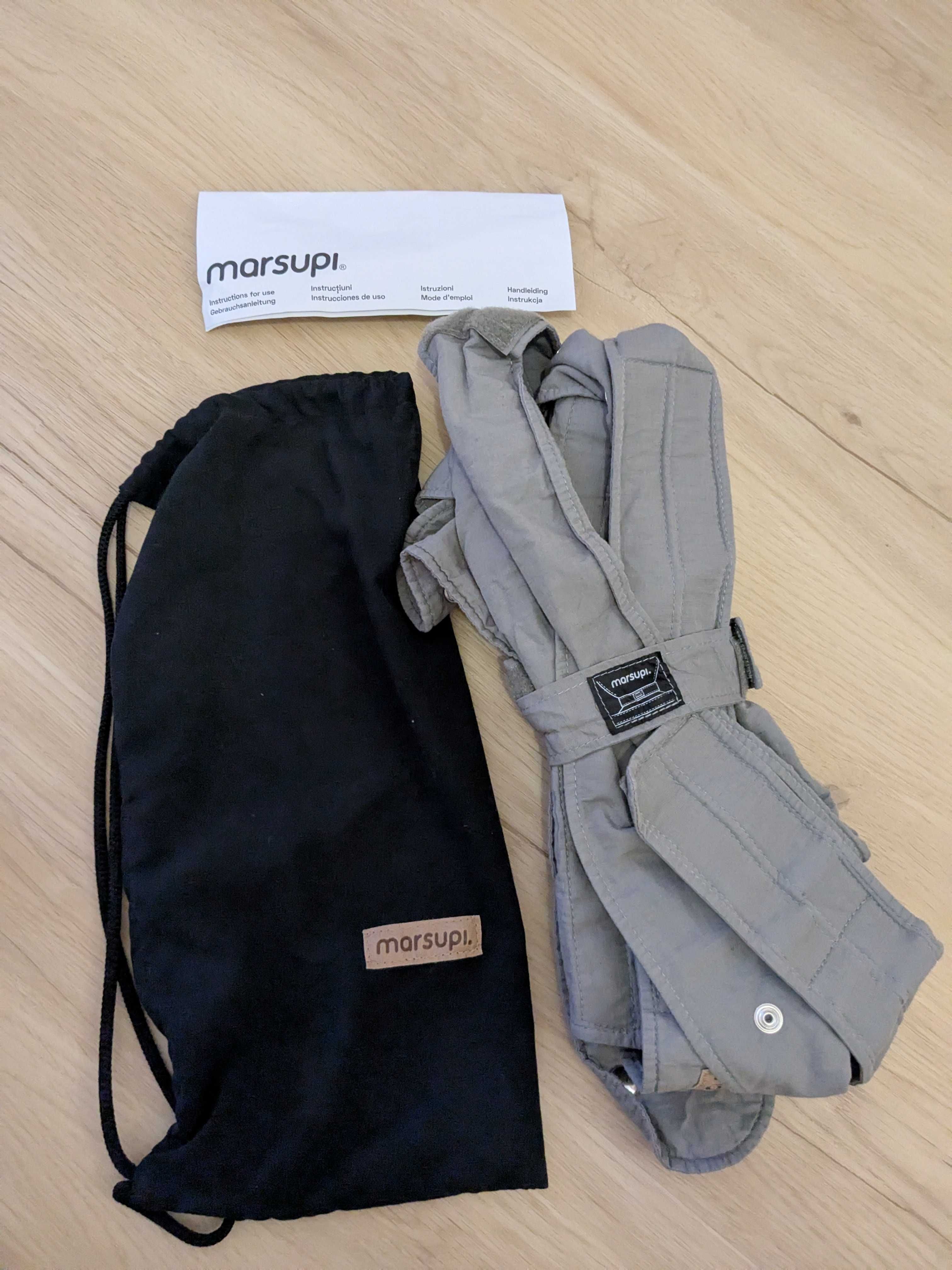 Sistem de purtat Marsupi Breeze de vara Light grey marime S/M