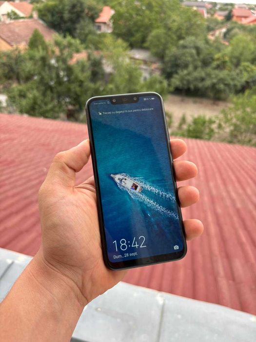 Huawei Mate 20 lite, DualSIM, Memorie 64GB, 4GB RAM, Black - FISURAT