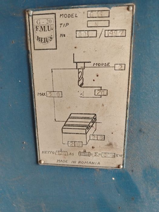 Bormasina cu coloana-masina de gaurit